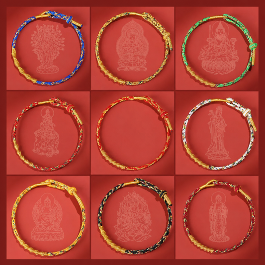 Sacred Orient Handmade Chinese Zodiac Braided Rope Bracelet – 12 Signs