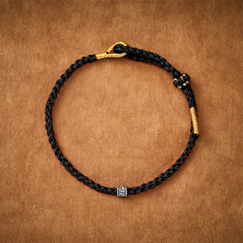 Sacred Orient Black and Red String Yin Yang Hand-Woven Bracelet – product image 15