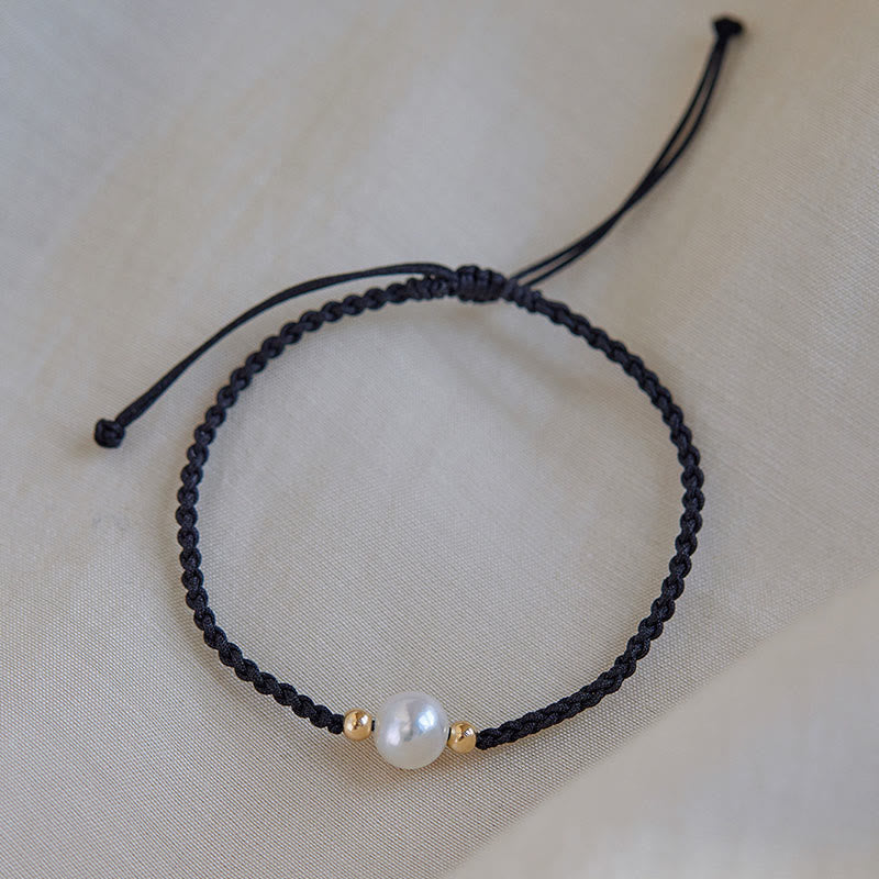 Sacred Orient Natural Pearl Bead Braided String Bracelet – product image 13