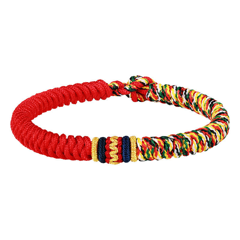 Sacred Orient handmade multicolored King Kong knot cord bracelet - image 5