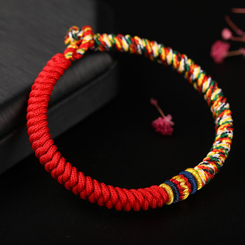 Sacred Orient handmade multicolored King Kong knot cord bracelet - image 3