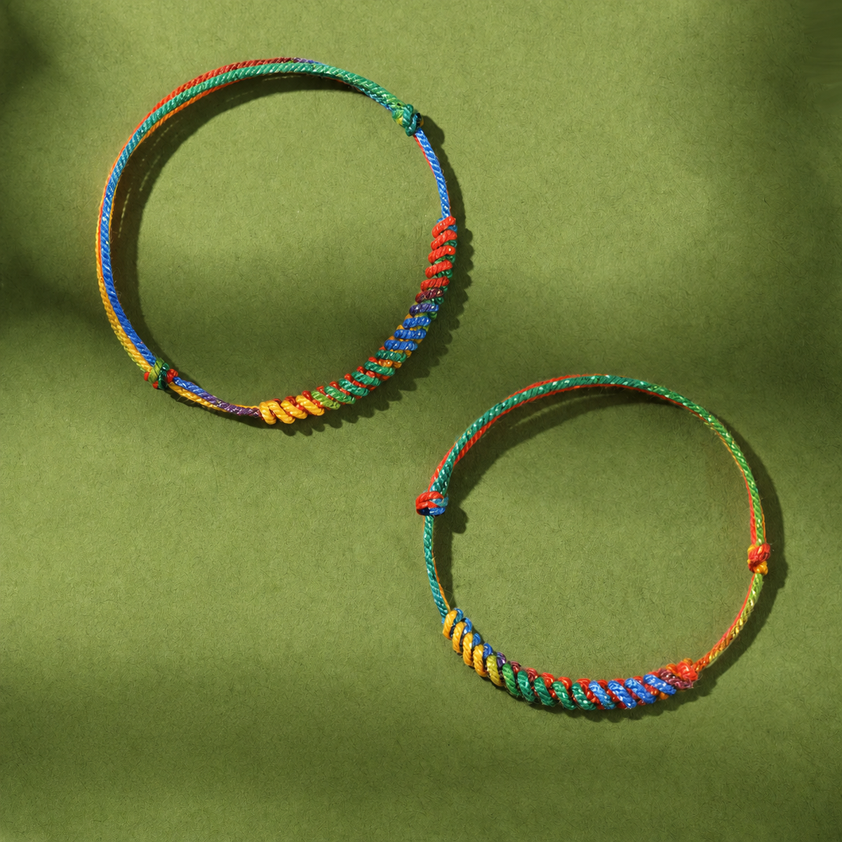 Sacred Orient Five-Color Oriental Knotted Bracelet