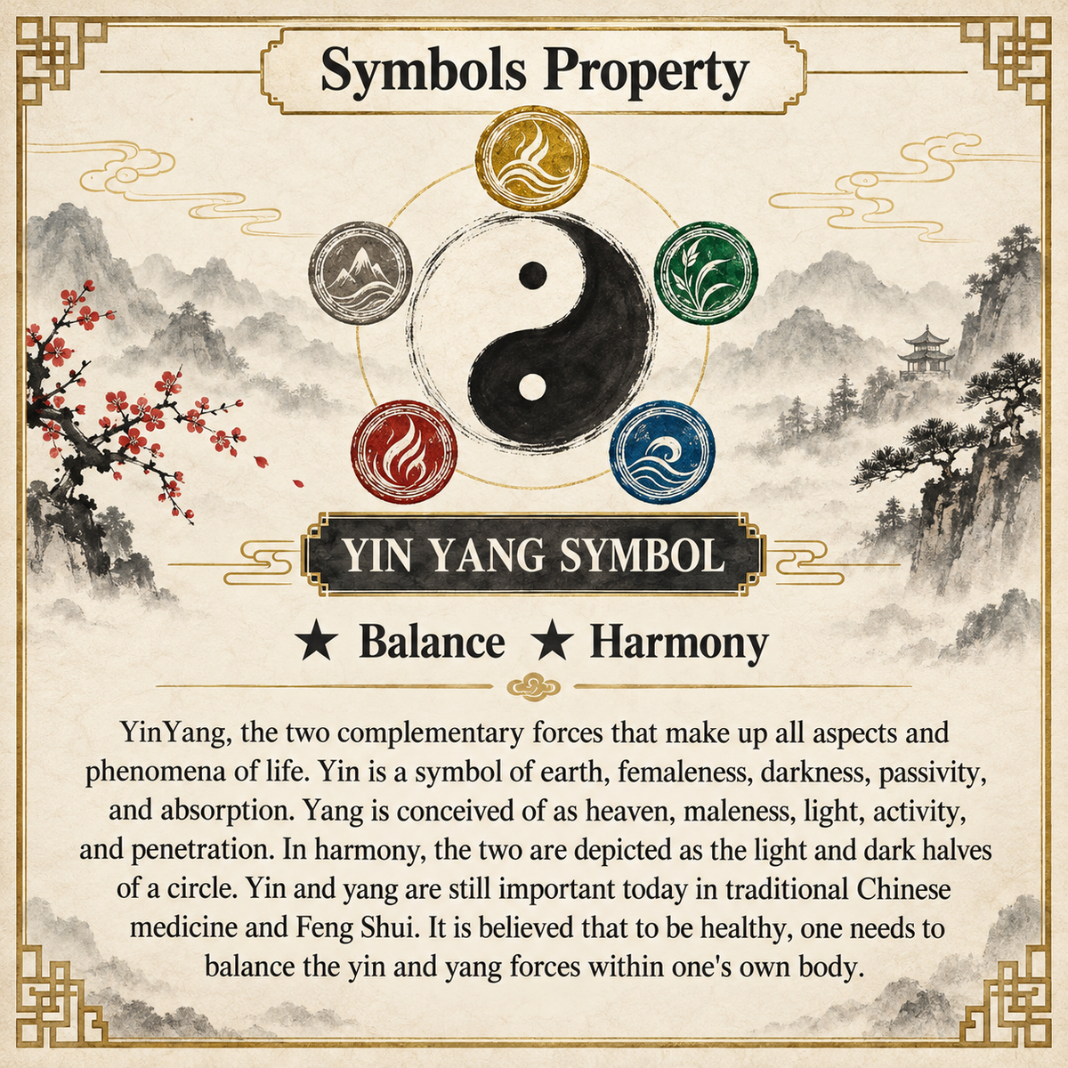 Sacred Orient Black and Red String Yin Yang Hand-Woven Bracelet