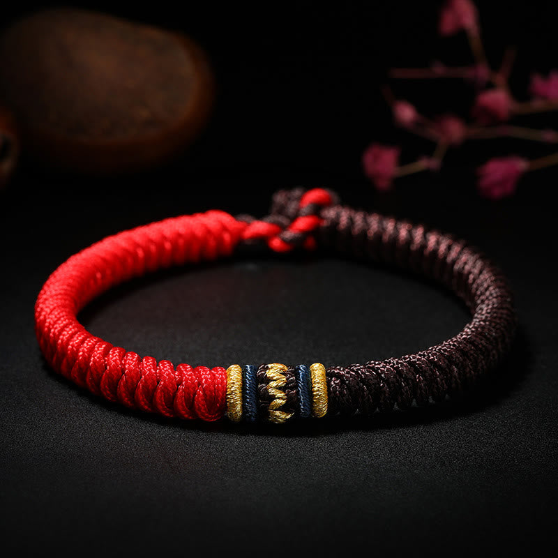 Sacred Orient handmade multicolored King Kong knot cord bracelet - image 7
