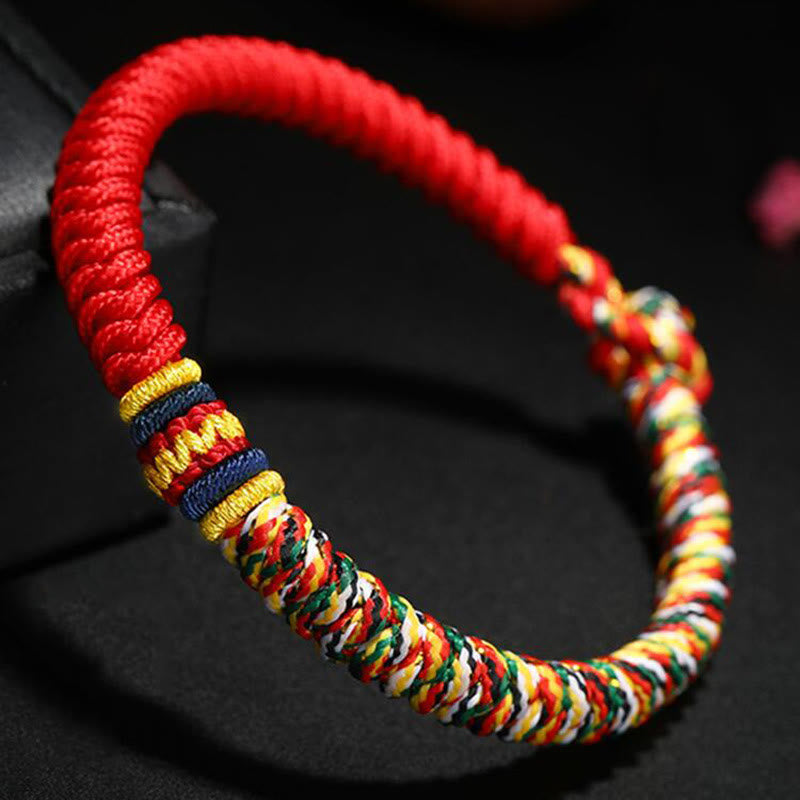 Sacred Orient handmade multicolored King Kong knot cord bracelet - image 4