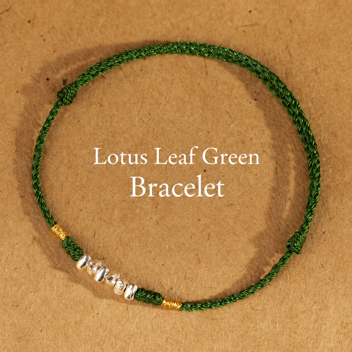 Sacred Orient 925 Sterling Silver Bead Braided Cord Bracelet & Anklet – product image 5